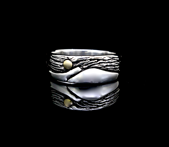 "Silver Sisters" 18k Gold and Sterling Silver Ring - Jeff Mckenzie | PNW Fine Handmade Jewelry